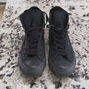 Converse high tops in black